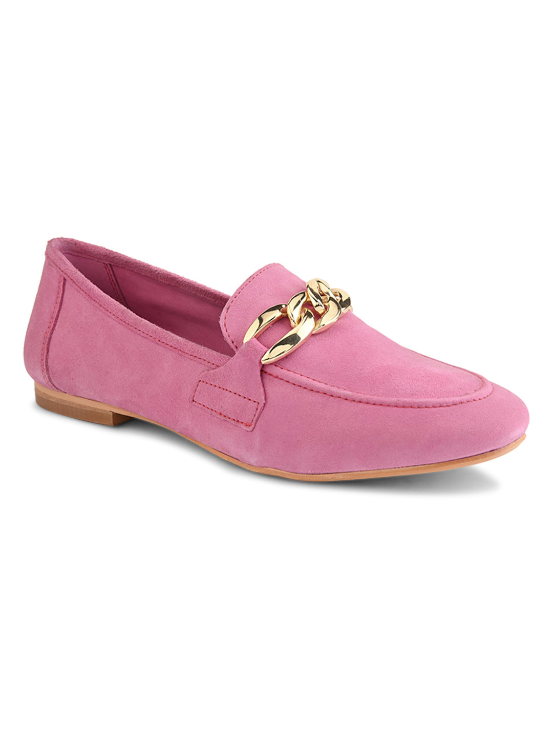 Lässige Ballerinas aus Fusia-Leder für Damen