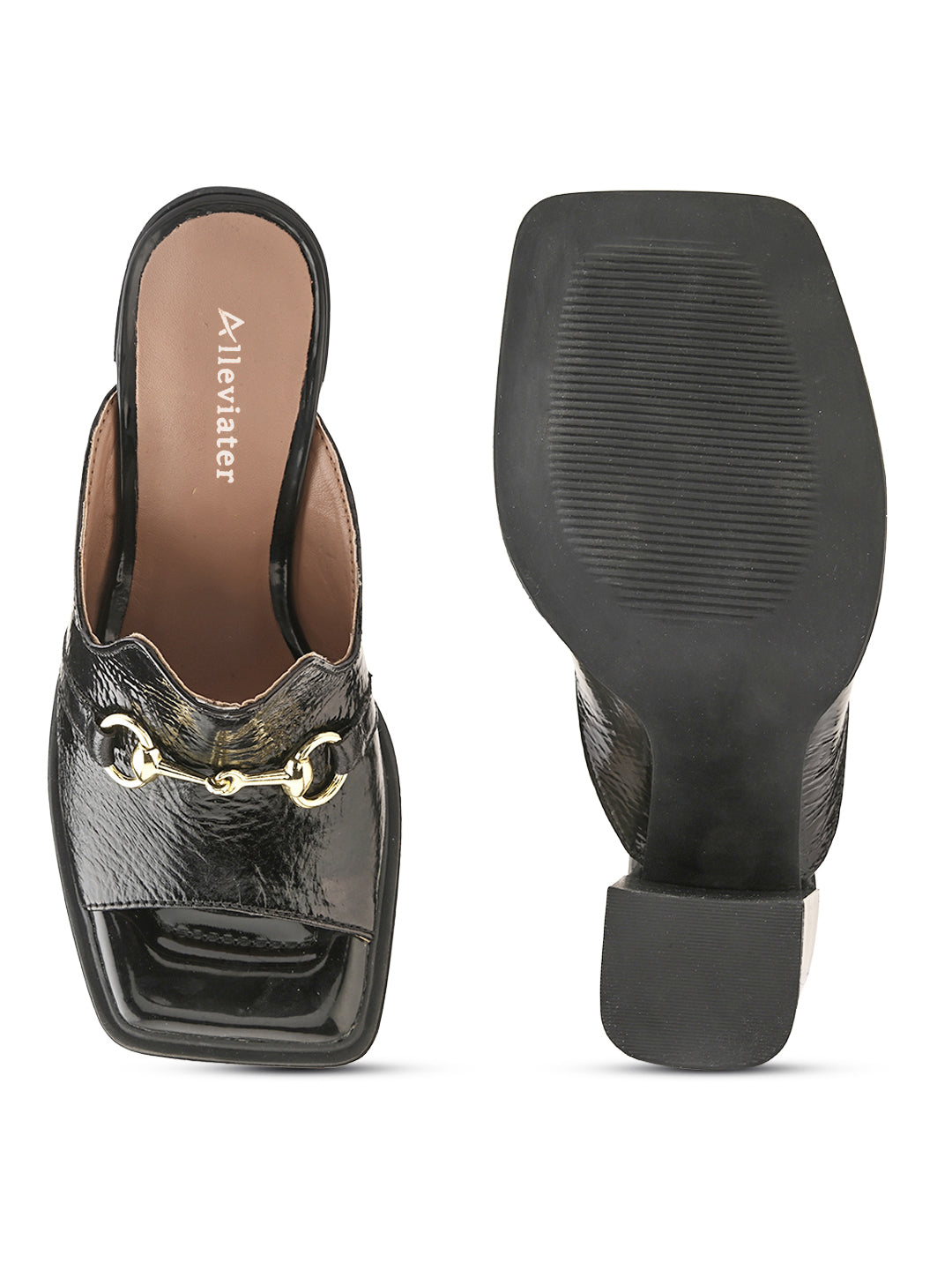Buy Marie Claire Sawkin Mule Women Mule Sandals In BLACK at Amazon.in
