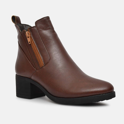 Brown Genuine Leather Boots