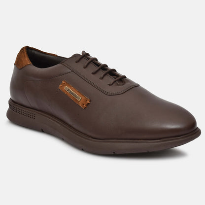 Brown Genuine Leather Casual Shoes