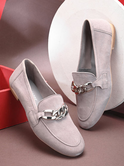 Casual Liliac Leather Ballerinas