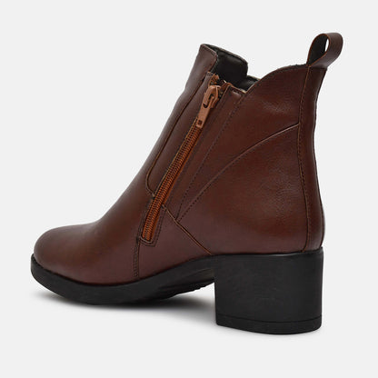 Brown Genuine Leather Boots