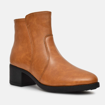 Tan Genuine Leather Boots