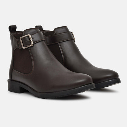 Brown Genuine Leather Boots