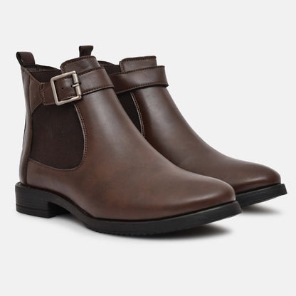 Brown Genuine Leather Boots