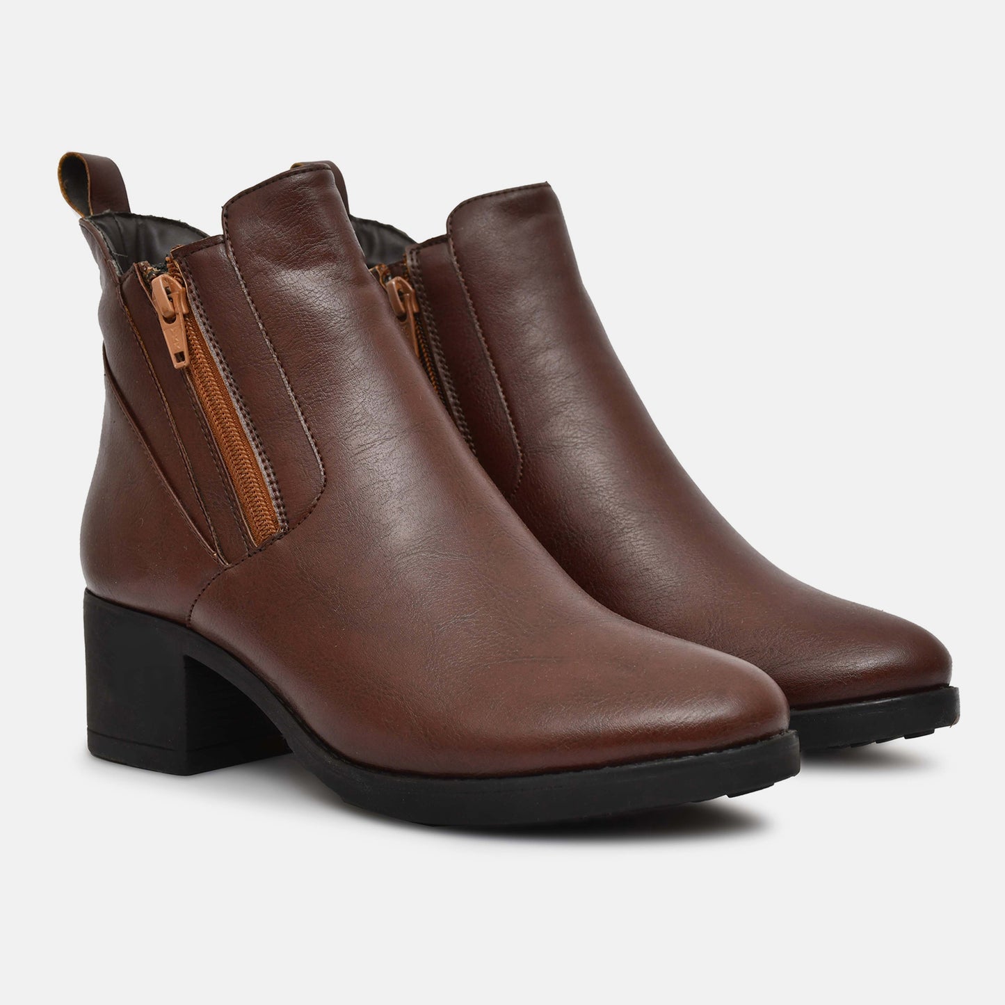 Brown Genuine Leather Boots