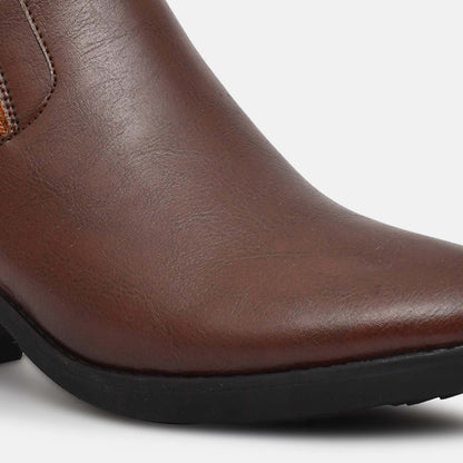 Brown Genuine Leather Boots