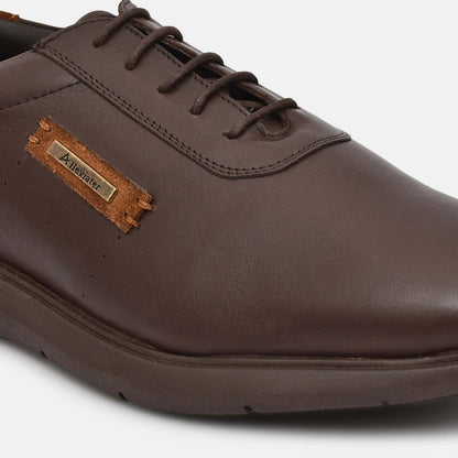 Brown Genuine Leather Casual Shoes